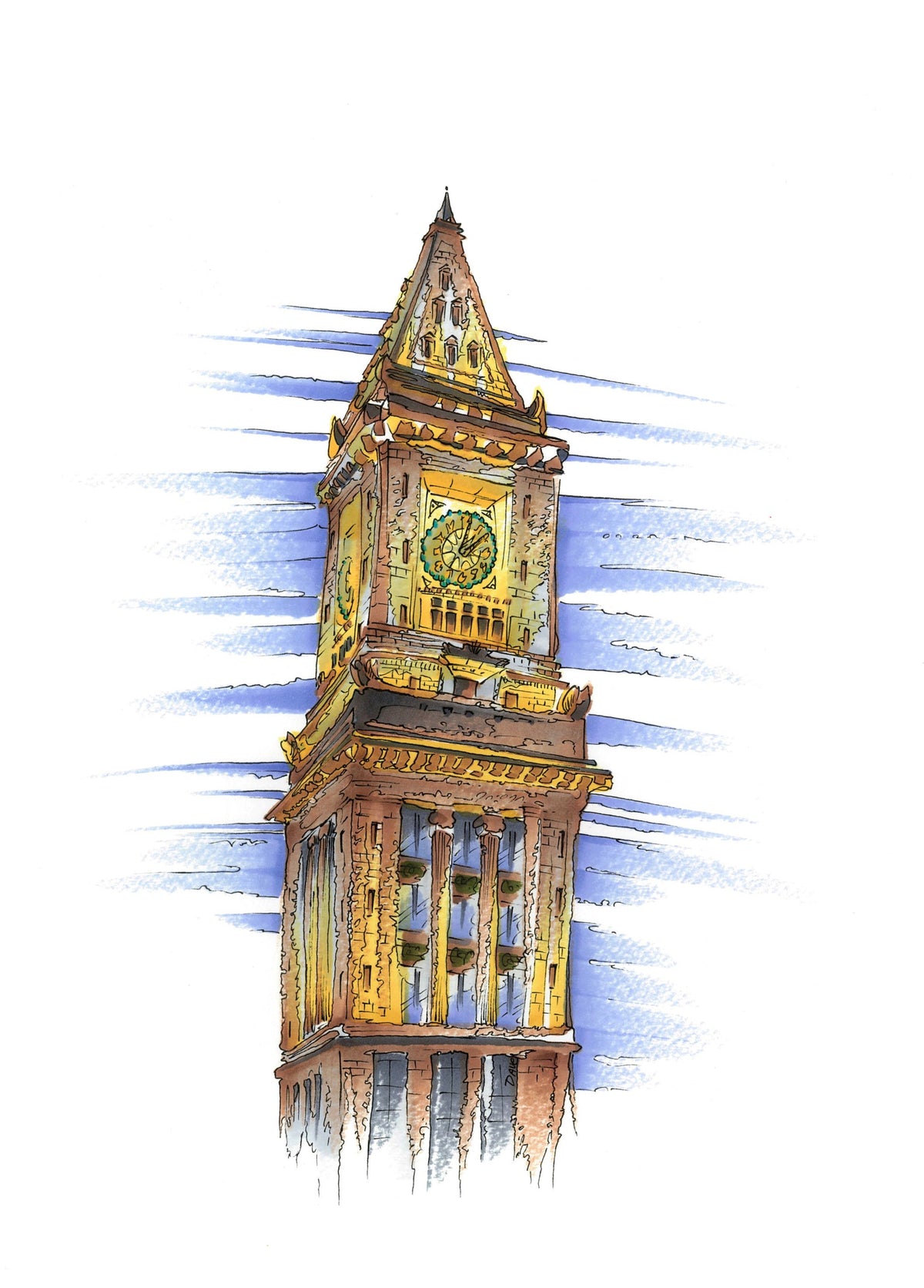 Boston Clocktower (2100-3)